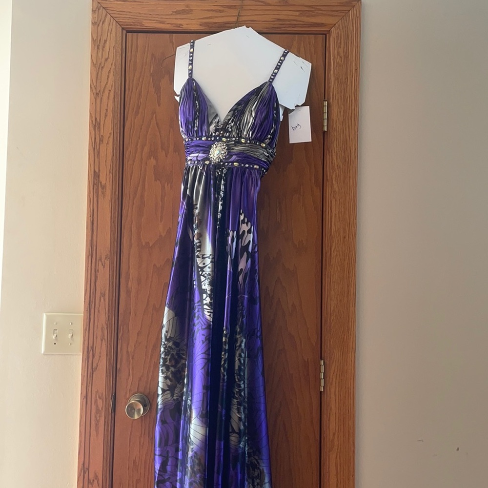 Purple prom dress